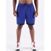 image:imageNELEUS Mens Lightweight Workout Athletic Shorts with Pockets6095 BlackGreyBlue 3 Pack