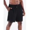 image:imageNELEUS Mens Lightweight Workout Athletic Shorts with Pockets6095 BlackGreyBlue 3 Pack