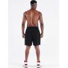 image:imageNELEUS Mens Lightweight Workout Athletic Shorts with Pockets6095 BlackGreyNavy Blue 3 Pack