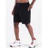 image:imageNELEUS Mens Lightweight Workout Athletic Shorts with Pockets6095 BlackGreyNavy Blue 3 Pack