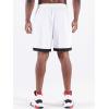 image:imageNELEUS Mens Lightweight Workout Athletic Shorts with Pockets6095 BlackGreyWhite 3 Pack