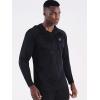 image:imageNELEUS Mens Long Sleeve Running Shirts UPF 50 Sun Protection SPF TShirts with Hoods5096BlackGreyWhite3 PackL