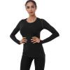 image:imageNELEUS Womens 3 Pack Athletic Compression Long Sleeve T Shirt Dry Fit03 3 Pack Black