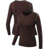 image:imageNELEUS Womens 3 Pack Athletic Compression Long Sleeve T Shirt Dry Fit03 BlackGreyCoffee 3 Pack