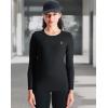 image:imageNELEUS Womens 3 Pack Athletic Compression Long Sleeve T Shirt Dry Fit8075 BlackBlackBlack 3 Pack