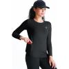 image:imageNELEUS Womens 3 Pack Athletic Compression Long Sleeve T Shirt Dry Fit8075 BlackBlackBlack 3 Pack