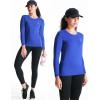 image:imageNELEUS Womens 3 Pack Athletic Compression Long Sleeve T Shirt Dry Fit8075 BlackGreyBlue 3 Pack