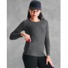 image:imageNELEUS Womens 3 Pack Athletic Compression Long Sleeve T Shirt Dry Fit8075 BlackGreyBlue 3 Pack