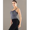 image:imageNELEUS Womens 3 Pack Athletic Compression Tank Top with Sport Bra Running Shirt8088 BlackGreyBlue