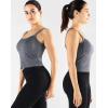 image:imageNELEUS Womens 3 Pack Athletic Compression Tank Top with Sport Bra Running Shirt8088 BlackGreyBlue