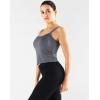image:imageNELEUS Womens 3 Pack Athletic Compression Tank Top with Sport Bra Running Shirt8088 BlackGreyRed