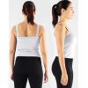image:imageNELEUS Womens 3 Pack Athletic Compression Tank Top with Sport Bra Running Shirt8088 BlackGreyWhite