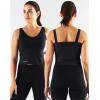 image:imageNELEUS Womens 3 Pack Athletic Compression Tank Top with Sport Bra Running Shirt8200 BlackBlackBlack