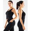 image:imageNELEUS Womens 3 Pack Athletic Compression Tank Top with Sport Bra Running Shirt8200 BlackGreyWhite