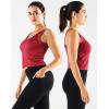 image:imageNELEUS Womens 3 Pack Athletic Compression Tank Top with Sport Bra Running Shirt8200 BlackRedNavy Blue