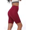 image:imageNELEUS Womens 3 Pack Athletic Shorts for Biker Running Workout with Pocket1010 BlackGreyRed 3 Pack