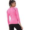 image:imageNELEUS Womens 3 Pack Compression Shirts Long Sleeve Yoga Athletic Running T Shirt8021 Blue purple pink