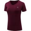 image:imageNELEUS Womens 3 Pack Compression Workout Athletic Shirt8016 BlackGreyBurgundy 3 Pack