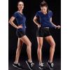 image:imageNELEUS Womens 3 Pack Compression Workout Athletic Shirt8016 BlackGreyNavy Blue 3 Pack