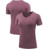 image:imageNELEUS Womens 3 Pack Compression Workout Athletic Shirt8016 BlackGreyRosy Brown 3 Pack