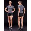 image:imageNELEUS Womens 3 Pack Compression Workout Athletic Shirt8016 BlackGreyRosy Brown 3 Pack