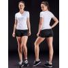 image:imageNELEUS Womens 3 Pack Compression Workout Athletic Shirt8016 BlackGreyWhite 3 Pack