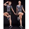 image:imageNELEUS Womens 3 Pack Compression Workout Athletic Shirt8016 BlackGreyWhite 3 Pack