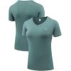 image:imageNELEUS Womens 3 Pack Compression Workout Athletic Shirt8016 PinkPurpleBlackish Green 3 Pack