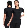 image:imageNELEUS Womens 3 Pack Compression Workout Athletic Shirt8018 BlackGreyWhite
