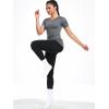 image:imageNELEUS Womens 3 Pack Compression Workout Athletic Shirt8018 BlackGreyWhite