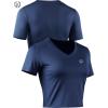 image:imageNELEUS Womens 3 Pack Compression Workout Athletic ShirtVneck BlackGreyNavy Blue  3 Pack