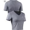 image:imageNELEUS Womens 3 Pack Compression Workout Athletic ShirtVneck BlackGreyNavy Blue  3 Pack
