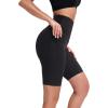 image:imageNELEUS Womens 8 Biker Shorts High Waist Tummy Control Workout Running Shorts for Gym Yoga9044 BlackBlackBlack 3 Pack