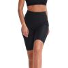 image:imageNELEUS Womens 8 Biker Shorts High Waist Tummy Control Workout Running Shorts for Gym Yoga9044 BlackBlackBlack 3 Pack