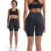 image:imageNELEUS Womens 8 Biker Shorts High Waist Tummy Control Workout Running Shorts for Gym Yoga9119 BlackBlackBlack 3 Pack