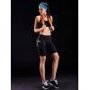 image:imageNELEUS Womens Athletic Shorts High Waist Tummy Control Workout Biker Shorts for Running Gym Yoga9005 3 Pack blackGreyBlue