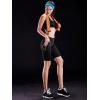 image:imageNELEUS Womens Athletic Shorts High Waist Tummy Control Workout Biker Shorts for Running Gym Yoga9005 3 Pack blackGreyNavy Blue