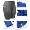 image:imageNELEUS Womens Athletic Shorts High Waist Tummy Control Workout Biker Shorts for Running Gym Yoga9005 3 Pack blackGreyNavy Blue