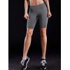 image:imageNELEUS Womens Athletic Shorts High Waist Tummy Control Workout Biker Shorts for Running Gym Yoga9005 3 Pack blackGreyRed