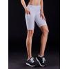 image:imageNELEUS Womens Athletic Shorts High Waist Tummy Control Workout Biker Shorts for Running Gym Yoga9005 3 Pack blackGreyWhite