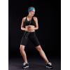 image:imageNELEUS Womens Athletic Shorts High Waist Tummy Control Workout Biker Shorts for Running Gym Yoga9005 3 Pack blackGreyWhite