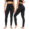 image:imageNELEUS Womens Soft Leggings9017 Yoga Pant 3 PackblackGreyRed