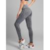 image:imageNELEUS Womens Soft Leggings9033 Yoga Pant 3 Pack Black grey blue