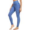 image:imageNELEUS Womens Soft Leggings9033 Yoga Pant 3 Pack Black grey blue