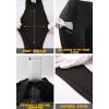 image:imageNELEUS Womens Tummy Control High Waist Capri Running Leggings Yoga Pants with Pocket9027 BlackBlack 2 Pack
