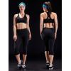 image:imageNELEUS Womens Tummy Control High Waist Capri Running Leggings Yoga Pants with Pocket9027 BlackGreyBurgundy 3 Pack