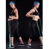 image:imageNELEUS Womens Tummy Control High Waist Capri Running Leggings Yoga Pants with Pocket9027 BlackNavy Blue 2 Pack