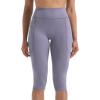 image:imageNELEUS Womens Tummy Control High Waist Capri Running Leggings Yoga Pants with Pocket9120 PurpleLight Blue 2 Pack