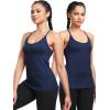 image:imageNELEUS Womens Workout Tank Top Racerback Yoga Tanks Athletic Gym Shirts8057 BlackGreyNavy Blue 3 Pack