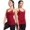 image:imageNELEUS Womens Workout Tank Top Racerback Yoga Tanks Athletic Gym Shirts8057 BlackGreyRed 3 Pack